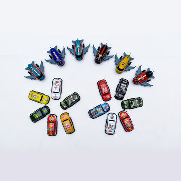 Mini Racing Car Set – 18 Pull-Back Cars