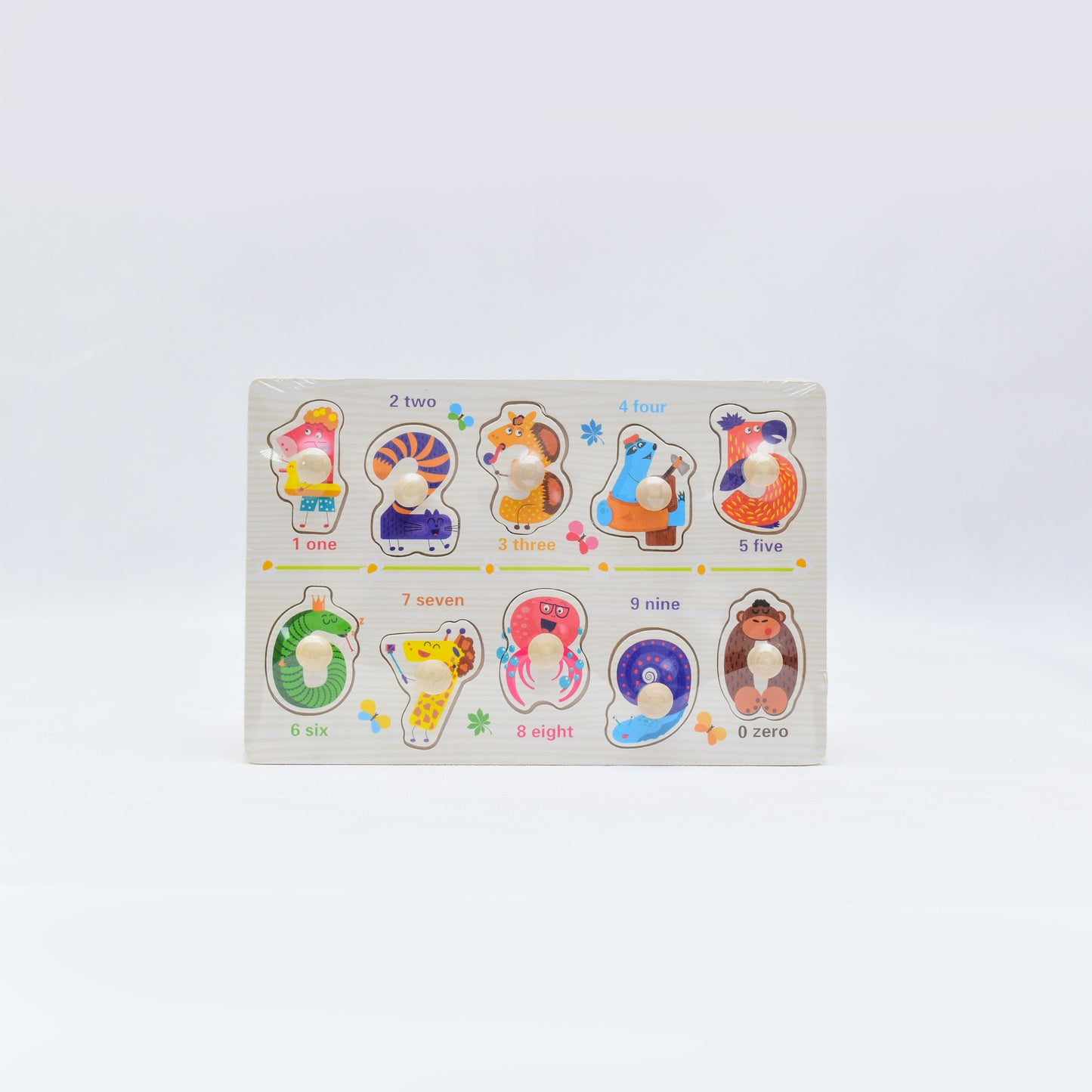 Wooden Peg Puzzle Board – Kids Learning Toy