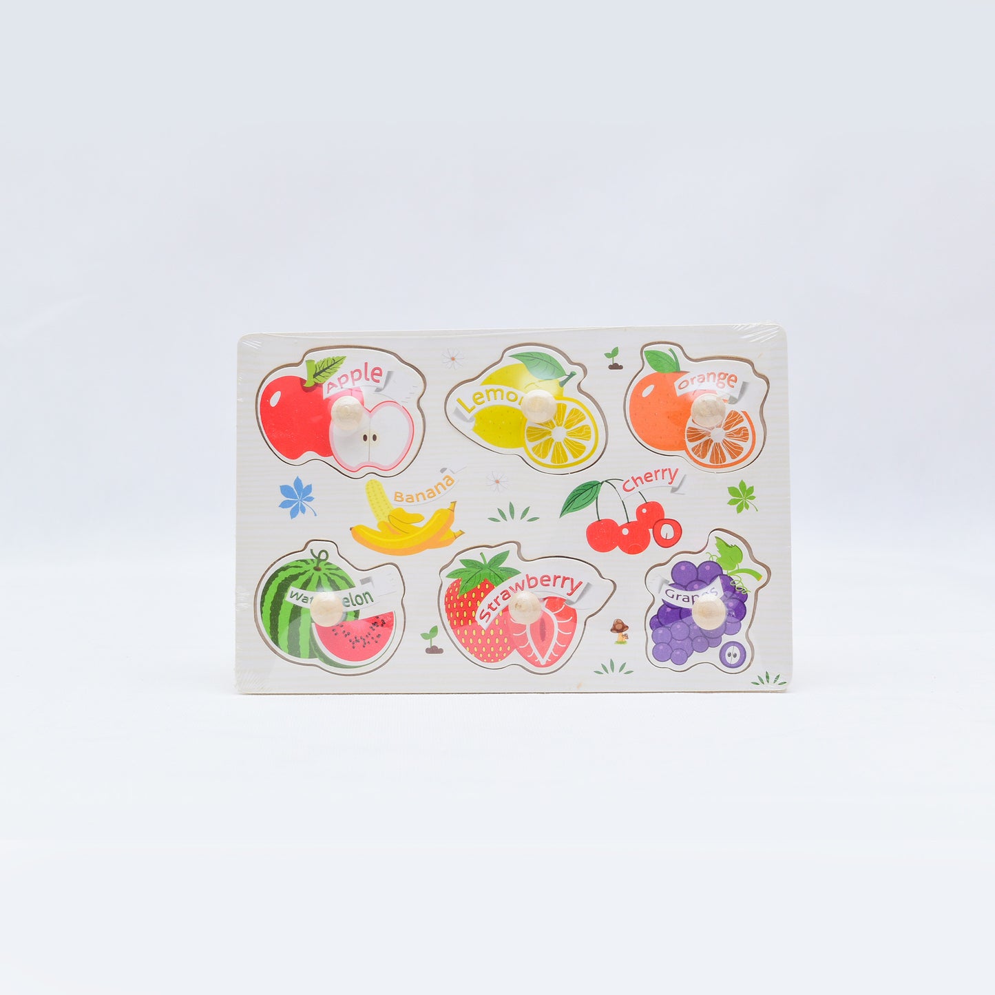 Wooden Peg Puzzle Board – Kids Learning Toy