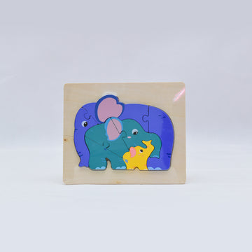 Wooden Layered Interlocking Puzzle Board (Parent & Child Concept)